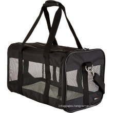 Ventilated Dog Sleeping Bag Soft-Sided Mesh Pet Travel Carrier Expandable Pet Bag for Dog